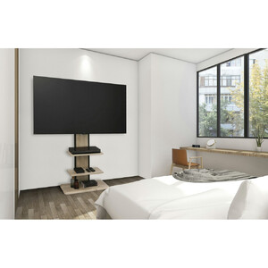 スタンドテレビ台 UTS-700R-LN ライトナチュラル ｜ テレビ 新生活 ひとり暮らし 合格祝い 