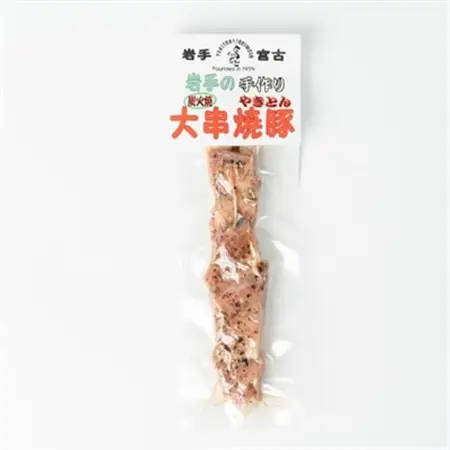おつまみ大串3種5本セット(焼鳥2本、焼豚2本、鶏つくね棒1本)_惣菜・加工品   _【1613511】