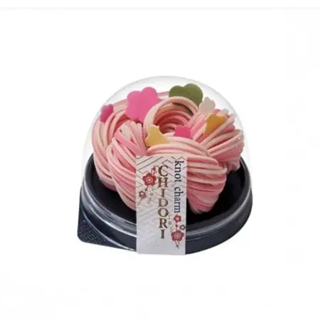 富山県砺波市　柿里商店「knot charm CHIDORI 3」めでた尽くしの紅白細うどん_麺 うどん  _【1613695】