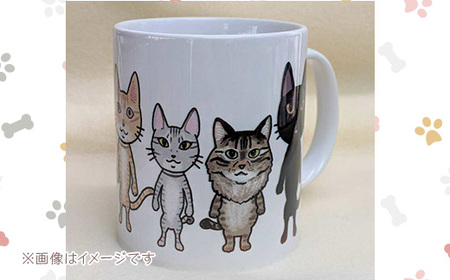 622 オーダーマグカップ （直径8cm×高さ9cm）【まめつぶはうす】
