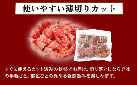 【数量限定】山口県萩市産 見蘭牛 切り落とし 500g (250g×2)国産  肉 お肉 牛