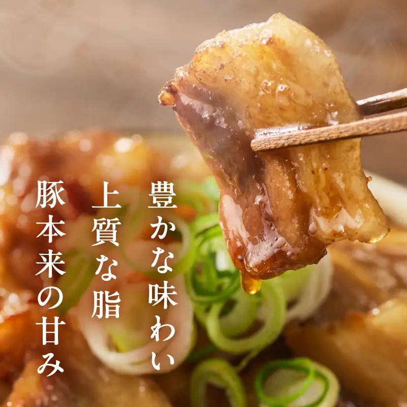 放牧豚”炭豚”の豚丼セット(150g×4)