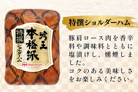 ハム 詰め合わせ 日本ハム 本格派吟王 5種 セット [日本ハムマーケティング 宮崎県 日向市 452061254]
