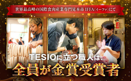 【ふるさと納税限定】TESIOの自家製フランク＆ボローニャセット(計380g) ソーセージ 詰め合せ