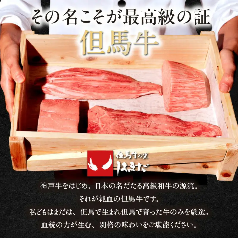 但馬牛 ランプステーキ イチボステーキ 食べ比べ セット (4枚入り) 合計500g 牛肉 ステーキ  73-05