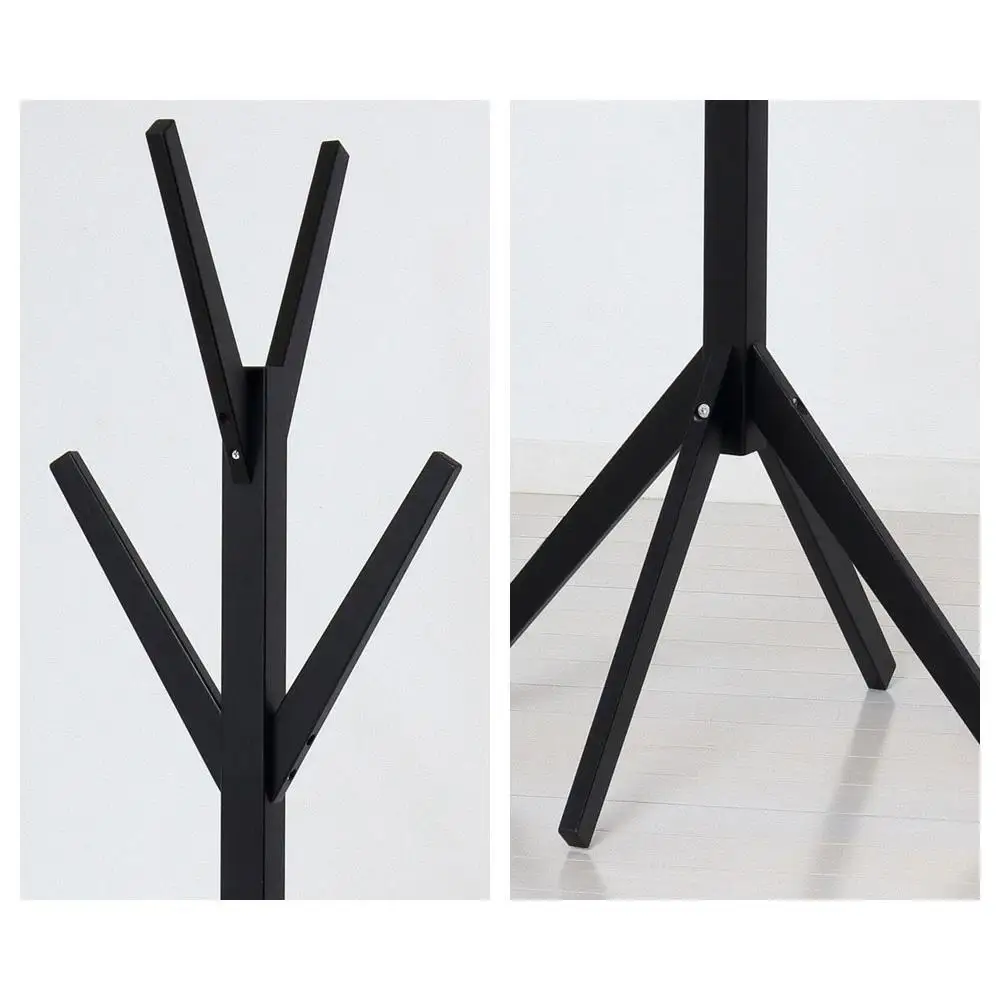 Bamboo ポールハンガー ブラック 約幅38.5×奥行37.5×高さ168cm AKU104476402