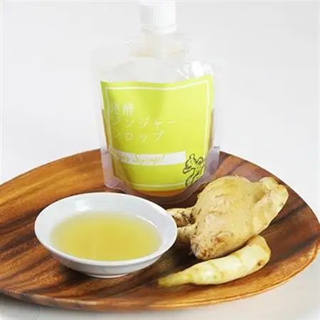 ジンジャーシロップ(150g×1個)【非加熱発酵】【優しい甘さの生姜シロップ】【米入り】Z0-41_調味料   _【配送不可地域：離島】【1611646】