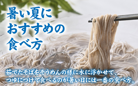 越前さらりそば（なまそば）６食　そばつゆ付き / 越前そば そば 蕎麦 ソバ 冷蔵 送料無料 [A-146002]