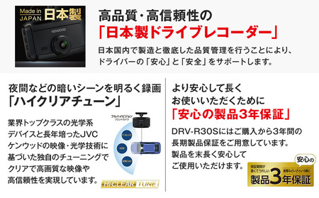 KENWOOD DRV-R30S ドライブレコーダー ANX0002