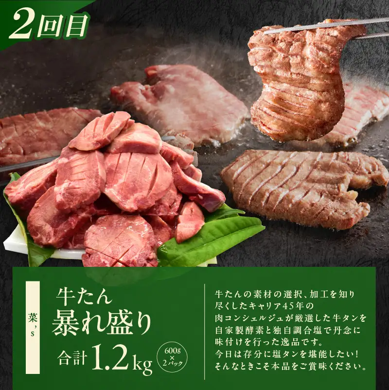 1位獲得の肉 定期便 全3回【毎月配送コース】