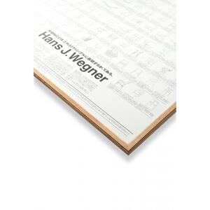 【旭川家具】オリジナルフレーム×織田コレクション図録ポスター　B1（Hans J. Wegner）_03432