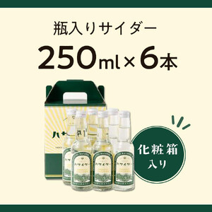 炭酸飲料 サイダー セット 6本 × 250ml ハサイダー 箱入り