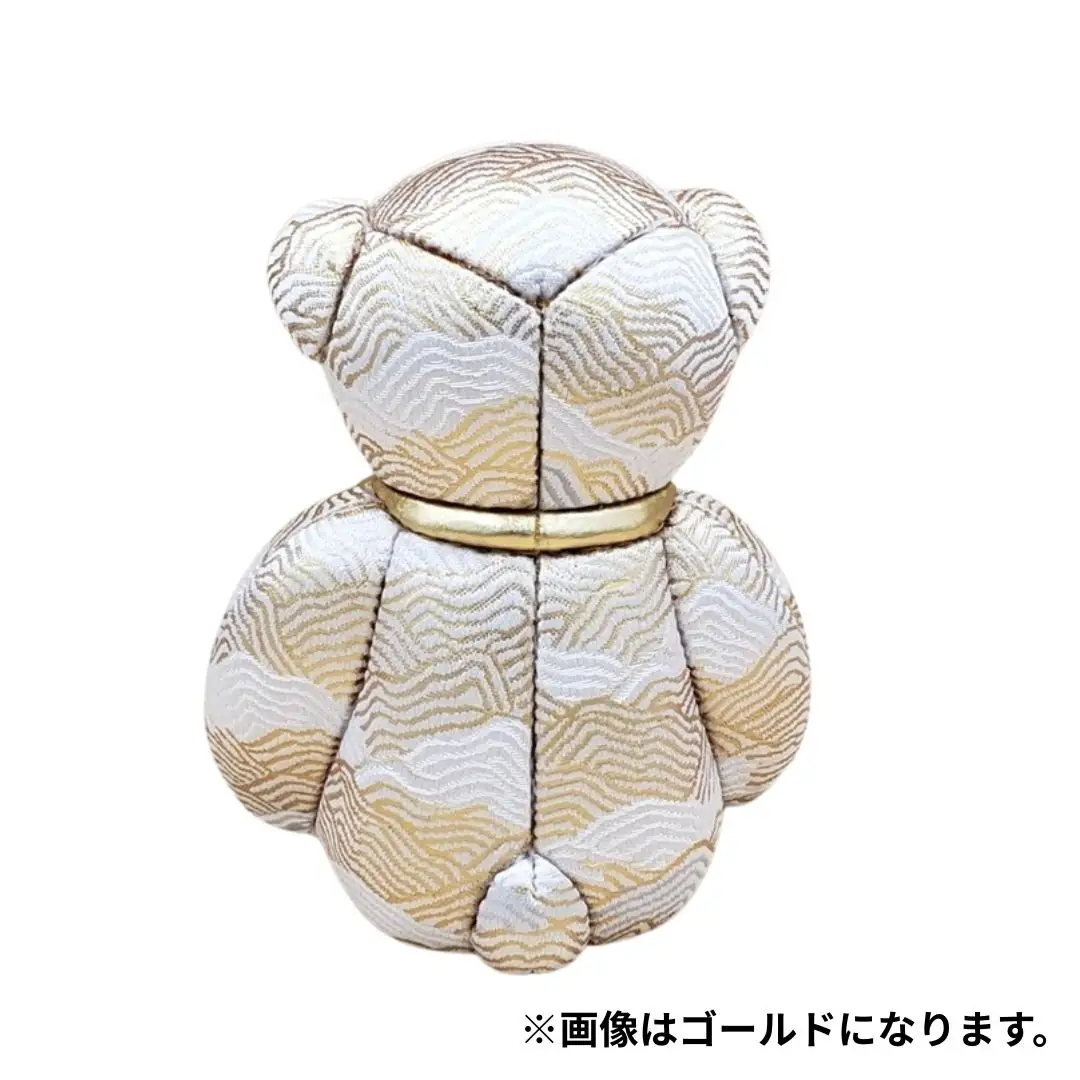 木目込み人形 朱鷺（とき）メキベア「結婚祝、金婚式・銀婚式祝バージョン」 青系 名入れ 刺刺刺繍 お祝い プレゼント ときめきベア 【099S013】