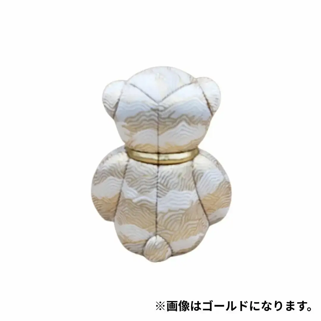 木目込み人形 朱鷺（とき）メキベア「企業向け周年祝バージョン」 白系 名入れ 刺刺刺繍 お祝い プレゼント ときめきベア 【099S016】