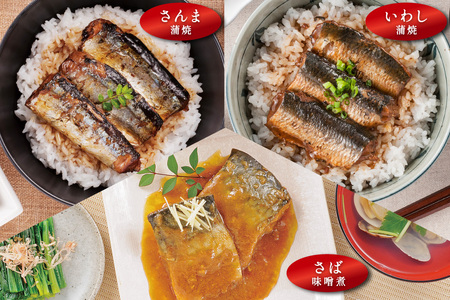 三陸食堂 煮魚 惣菜 セット 10種 12パック [阿部長商店 宮城県 気仙沼市 20565443]