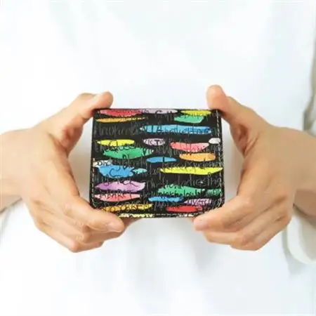 クアトロガッツ ミニ財布 小さいふ。コンチャ LGBT 栃木レザー_装飾品・工芸品 財布 服飾小物 _【1615899】
