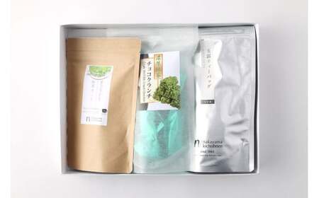 中山吉祥園こだわりの八女茶3種セット【玉露・抹茶オーレ・抹茶クランチ】 八女茶 緑茶 お茶 茶 ティーバッグ 抹茶 お菓子 セット