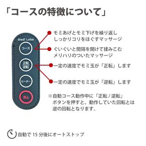 マッサージ器 ぐいもみネック 赤 medilabo