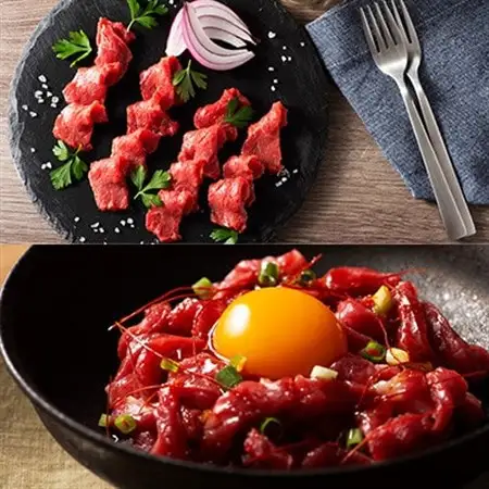 「熊本特産」切れてる馬刺し4種セット(美里町)_肉 馬肉  うま 桜肉_【配送不可地域：離島】【1606150】