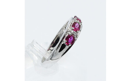 ルビー リング 0.5ct Pt900 (12527) 指輪 リング ルビー プラチナ ダイヤモンド  山梨県 甲斐市 BR-74