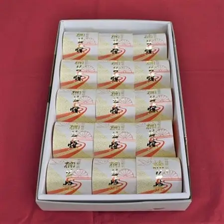 和菓子 楠公焼 15個入り 小豆のこしあんを包み込んだ焼菓子 御菓子司 平和堂【1095960】