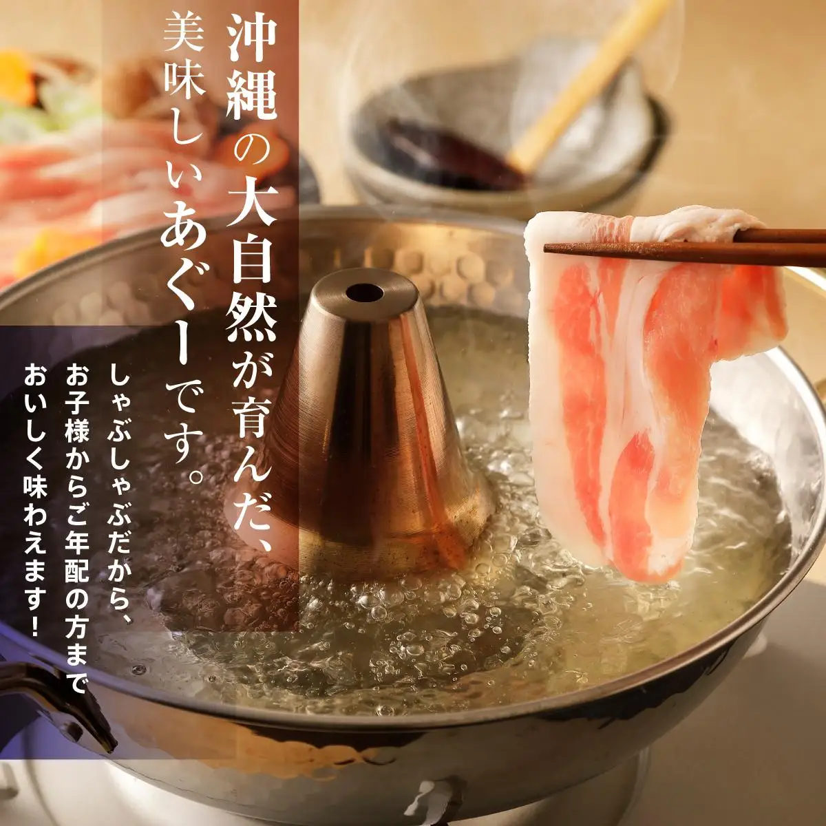 【2026年6月発送】沖縄あぐーしゃぶしゃぶ用ロース・バラ・ウデ・モモ食べ比べセット   