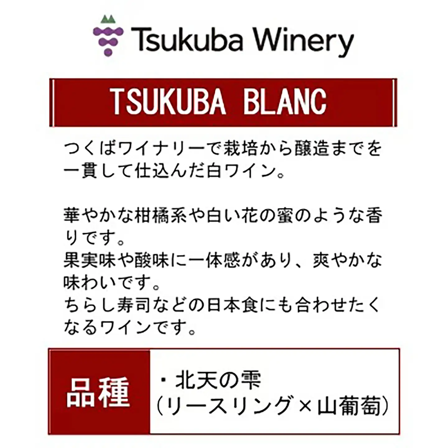 ワイン TSUKUBA BLANC & ROUGE 日本ワイン