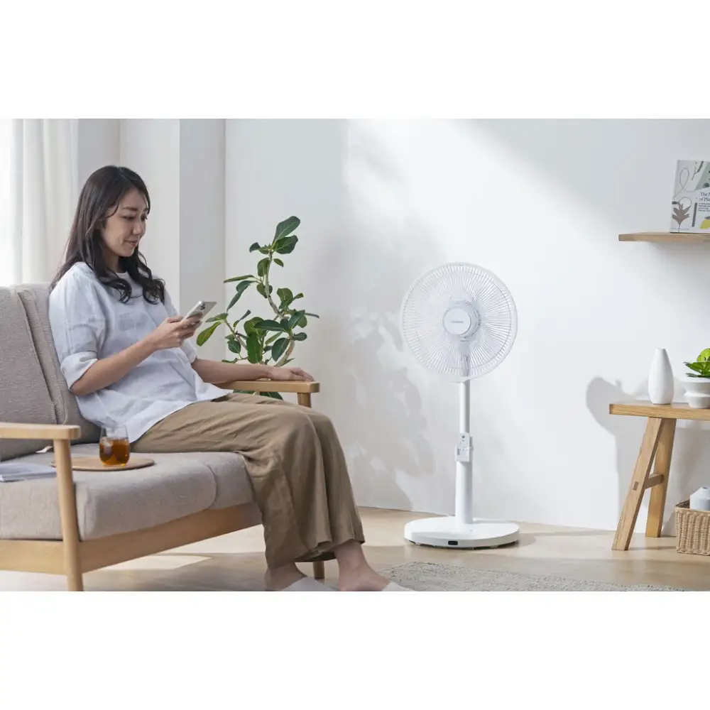 DCリビング 扇風機 アイリスオーヤマ LFD-307LE-W ホワイト ｜ 扇風機
