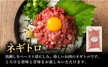 12回定期 上級赤身馬刺し3種と ユッケ ネギトロの詰合せ 3892 BHAD071 ユッケ