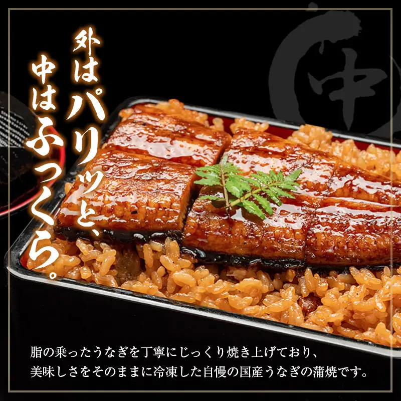 【土用の丑の日】うなぎ蒲焼2尾セット 計362g以上 肝焼き付 中村商店