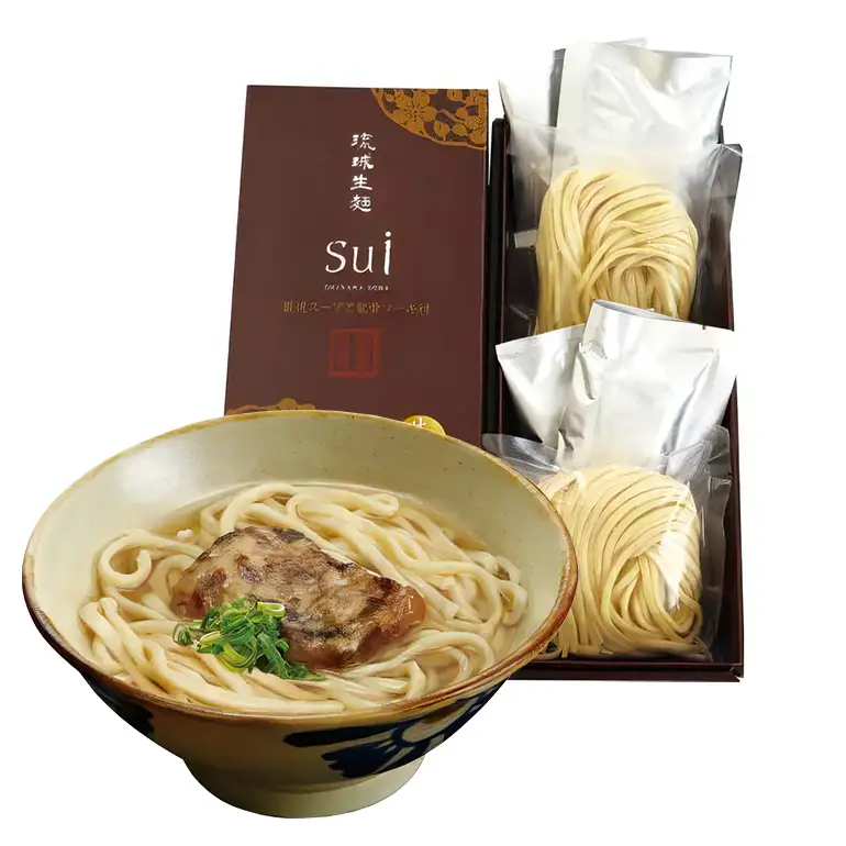 琉球生麺 Sui「厳選スープと花鰹」と「厳選スープと軟骨ソーキ」セット 各2食 沖縄 グルメ 琉球 生麺 厳選 スープ 花鰹 軟骨ソーキ セット ご当地グルメ 沖縄料理 郷土料理 沖縄そば 麺 そば 蕎麦 だし 出汁 かつお 軟骨 ソーキ 特産品 お土産 沖縄県 糸満市 56-28