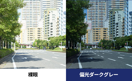 跳ね上げ式/「偏光」前掛けサングラス　天地深めの一般フレーム用　スタンダードタイプ　「BV-21」　レンズカラー：(3)偏光ダークグレー