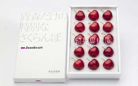 ≪数量限定≫ 露地栽培 青森だけの特別なさくらんぼ 「ジュノハート」 15粒（3L～4L）【留長果樹園】 F21U-401