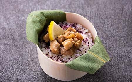 青森わっぱ飯（肉飯）「青森4大肉と青森なんぶ達者米」4個セット（牛・豚・馬・鶏）【なんぶ農援】 F21U-110