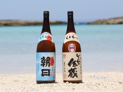 黒糖焼酎一升瓶6本(朝日3本・しまっちゅ伝蔵3本)