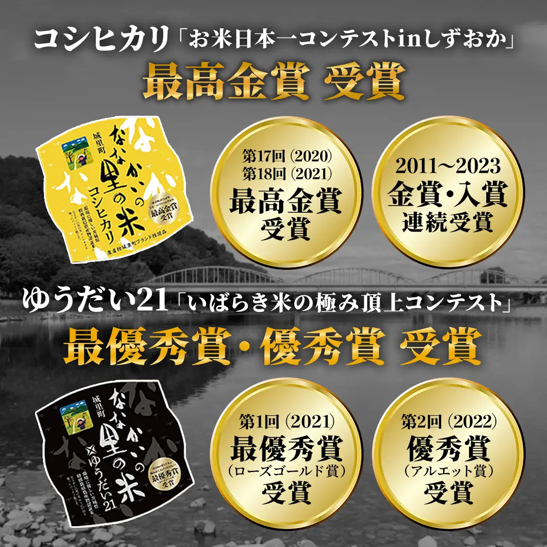 パックごはん 150g × 12食 食べ比べセット （ コシヒカリ ゆうだい21 ）各6食  お米 米 ライスパック パック ごはん ご飯 食べ比べ セット 簡単 レンチン 温めるだけ 生活 応援 保存食 備蓄米 防災 非常食 茨城県 城里町 (BV001)