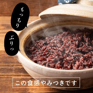 【3ヶ月定期便】国産黒米 (400g×2袋)【合計2400g 全6袋】