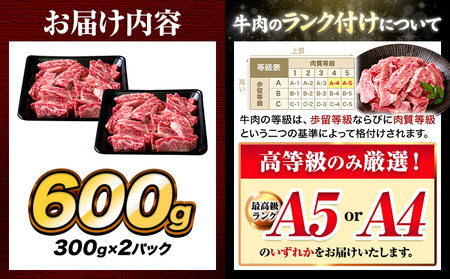 黒毛和牛 切り落とし 上 カルビ 焼肉 切り落とし 600g《30日以内に出荷予定(土日祝除く)》