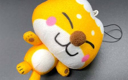 いつでも一緒に 天栄村公式 マスコットキャラクター 『ふたまたぎつね』ストラップ てんえい きつね かわいい ゆるキャラ F21T-356