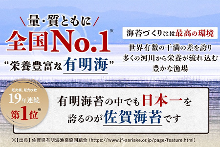 【贈り物にも嬉しい缶タイプ】【BA-20】有明海産 佐賀海苔「味のり 8切4枚×12束」 「焼のり 2切5枚×2袋」 焼海苔 焼きのり 焼海苔 有明海 海苔 ふるさと納税 佐賀県 鹿島市 B-837