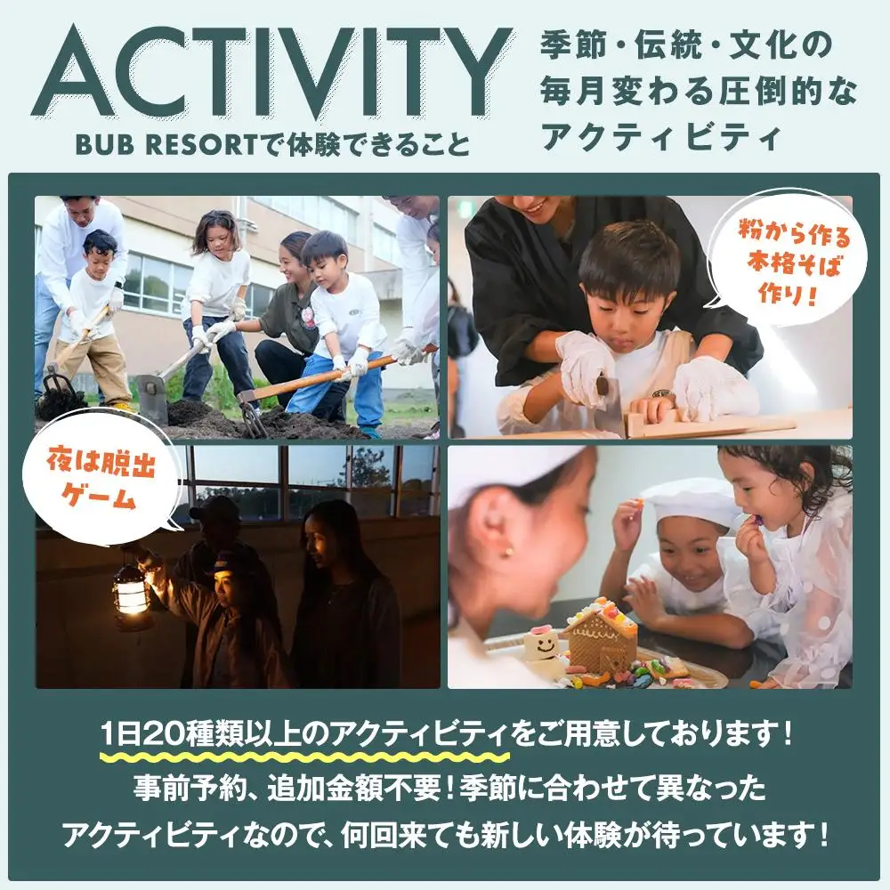 X02-002 BUB RESORT グランピング 宿泊割引券（21,000円分）