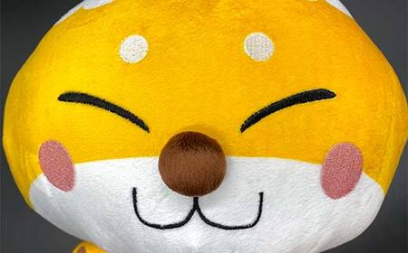 おおきい！天栄村公式マスコットキャラクター『ふたまたぎつね』ぬいぐるみ（大） てんえい きつね かわいい ゆるキャラ F21T-358