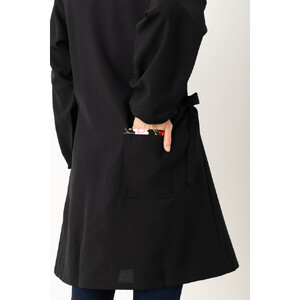 【八重桜あずき】和柄カシュクール風かっぽう着