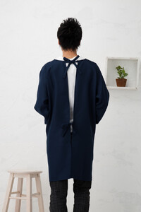 【ネイビー】メンズラグラン割烹着