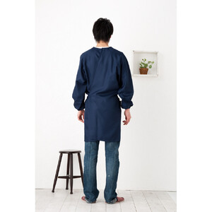 【ブラック】スタイリッシュラグランメンズ割烹着