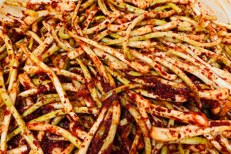 いえじま便 島らっきょうキムチ 100g 6個 [NOGUS 沖縄県 伊江村 ie47bde420000]