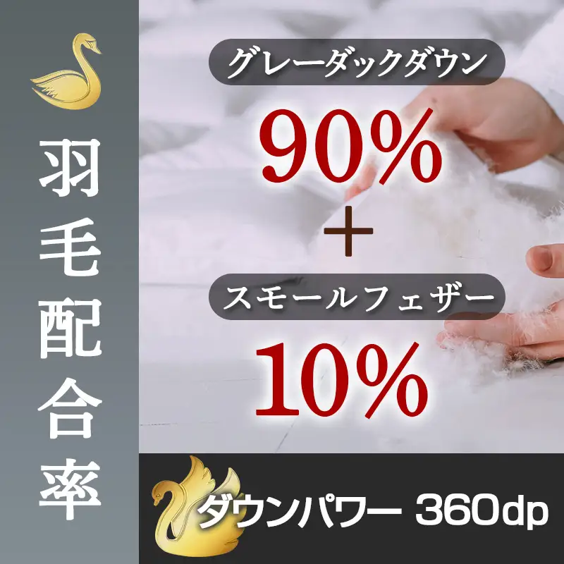 羽毛合掛ふとん フランス産グレーダック90%(柄ROSE)【S】≪みやこんじょ特急便≫〔AI-E104-ro-Q〕_(都城市) 羽毛布団 寝具 抗菌防臭加工 ダウン SEKアレルGプラス加工 日本製 合い掛け布団 シングル