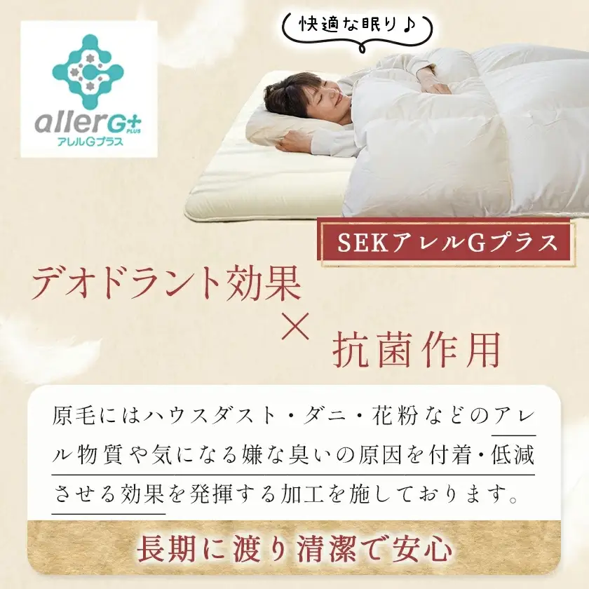 抗ウイルス加工フルテクト羽毛掛ふとん ポーランド産ホワイトダック93%【S】≪みやこんじょ特急便≫〔BO-E101-Q〕_(都城市) 羽毛布団 寝具 抗菌防臭加工 ダウン SEKアレルGプラス加工 日本製 掛け布団 シングル