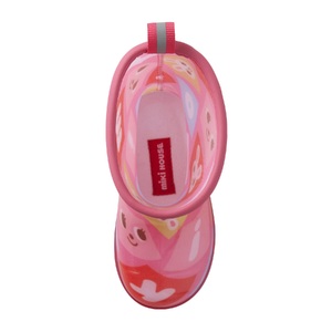 E157(ピンク/14cm)ミキハウス レインブーツ(ピンク) 14cm【mikihouse 長靴 ながぐつ レインシューズ 男の子 女の子 こども キッズ 雨グッズ 通園 通学 靴 ファッション カラフル 大阪府 八尾】