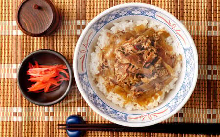 奈義和牛 晴れの日牛丼 150g×3パック 計450g 牛丼 お肉 肉 牛肉 惣菜 おかず 和牛 黒毛和牛 国産